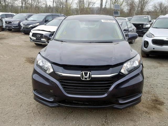 3CZRU6H54GM709966 - 2016 HONDA HR-V EX BLACK photo 9