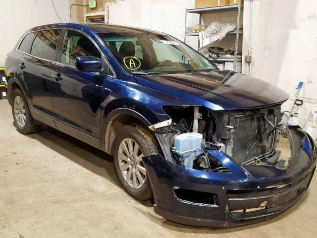 JM3TB38A280155772 - 2008 MAZDA CX-9 BLUE photo 1