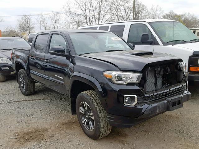 3TMCZ5AN8JM136918 - 2018 TOYOTA TACOMA DOU Қара фото 1