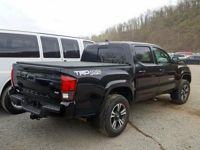 3TMCZ5AN8JM136918 - 2018 TOYOTA TACOMA DOU Қара фото 4