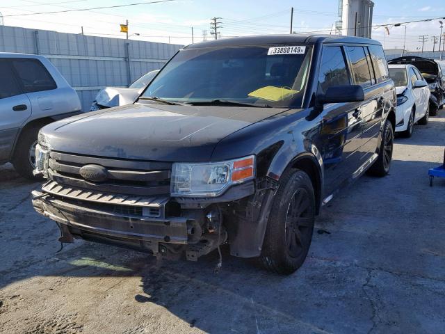 2FMGK5BC7BBD03691 - 2011 FORD FLEX SE BLACK photo 2