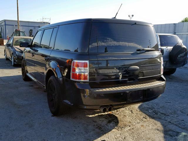 2FMGK5BC7BBD03691 - 2011 FORD FLEX SE BLACK photo 3