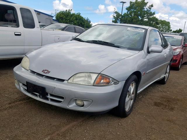 1G1JH12T827170457 - 2002 CHEVROLET CAVALIER Z SILVER photo 2