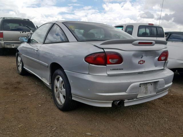 1G1JH12T827170457 - 2002 CHEVROLET CAVALIER Z SILVER photo 3