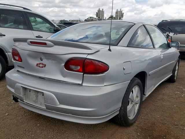 1G1JH12T827170457 - 2002 CHEVROLET CAVALIER Z SILVER photo 4