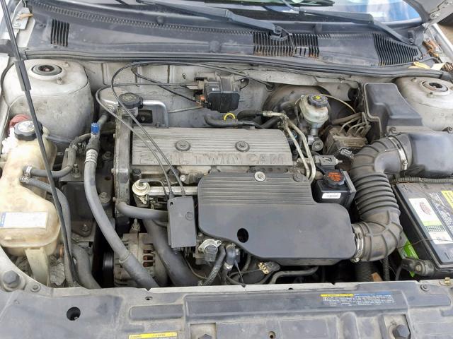 1G1JH12T827170457 - 2002 CHEVROLET CAVALIER Z SILVER photo 7