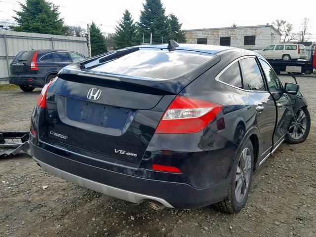 5J6TF2H57EL003453 - 2014 HONDA CROSSTOUR BLACK photo 4