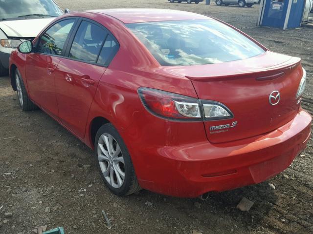 JM1BL1S64A1246889 - 2010 MAZDA 3 S RED photo 3