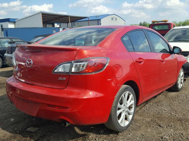 JM1BL1S64A1246889 - 2010 MAZDA 3 S RED photo 4