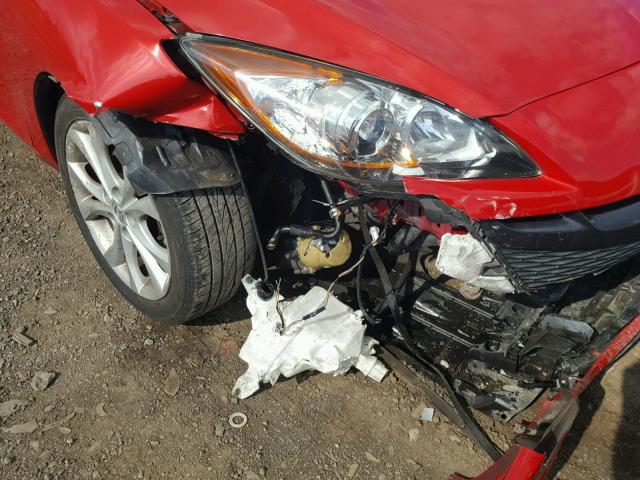 JM1BL1S64A1246889 - 2010 MAZDA 3 S RED photo 9