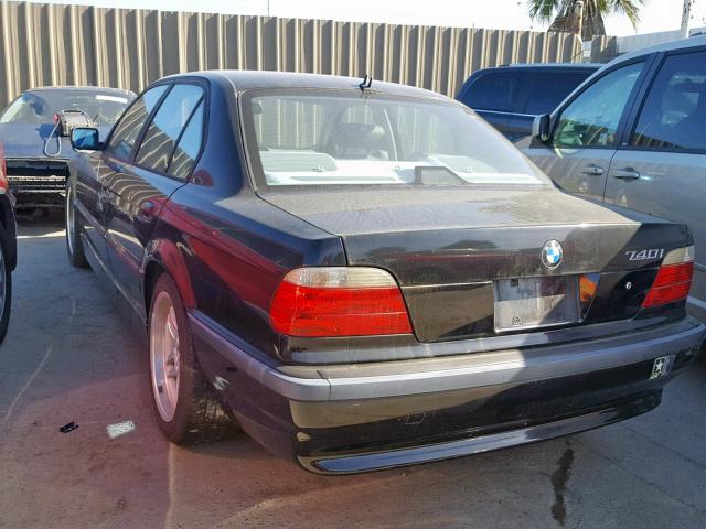 WBAGG83401DN82714 - 2001 BMW 740 I AUTO BLACK photo 3