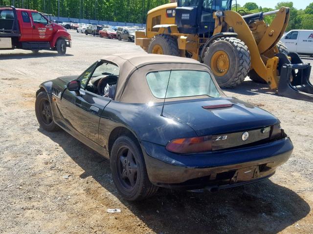 4USCH7323WLD15827 - 1998 BMW Z3 1.9 BLACK photo 3