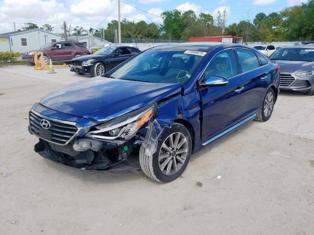 5NPE34AF7GH354327 - 2016 HYUNDAI SONATA SPORT  photo 2