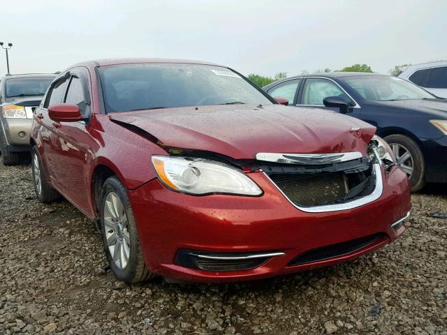 1C3CCBBB4DN602119 - 2013 CHRYSLER 200 TOURIN MAROON photo 1