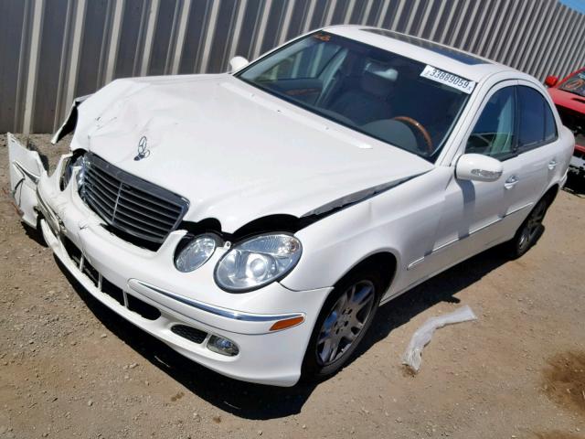 WDBUF65J54A485710 - 2004 MERCEDES-BENZ E 320 WHITE photo 2