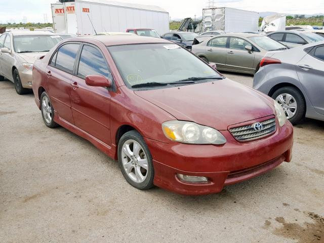 2T1BY32EX6C551031 - 2006 TOYOTA COROLLA XR RED photo 1