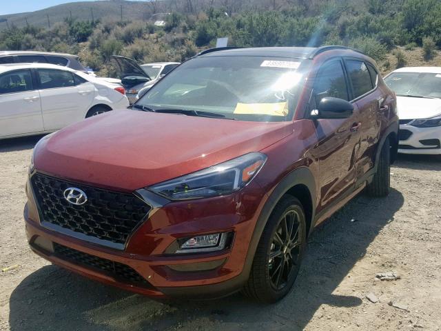 KM8J3CAL4KU926513 - 2019 HYUNDAI TUCSON LIM RED photo 2