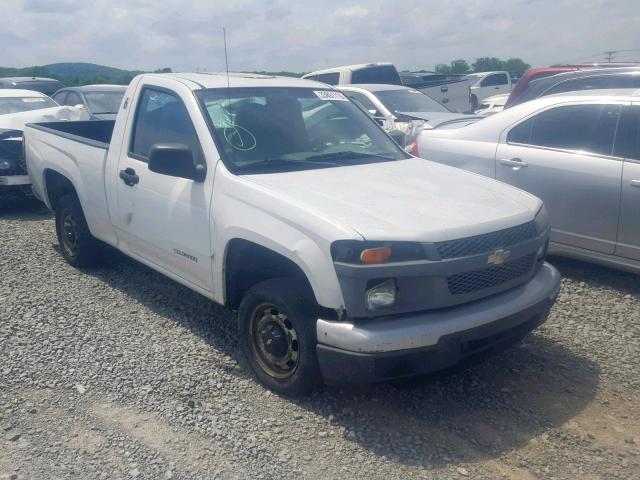 1GCCS148658275765 - 2005 CHEVROLET COLORADO WHITE photo 1