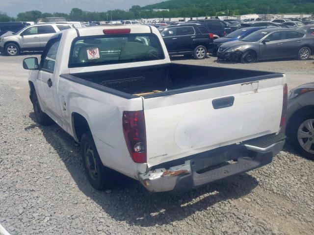 1GCCS148658275765 - 2005 CHEVROLET COLORADO WHITE photo 3