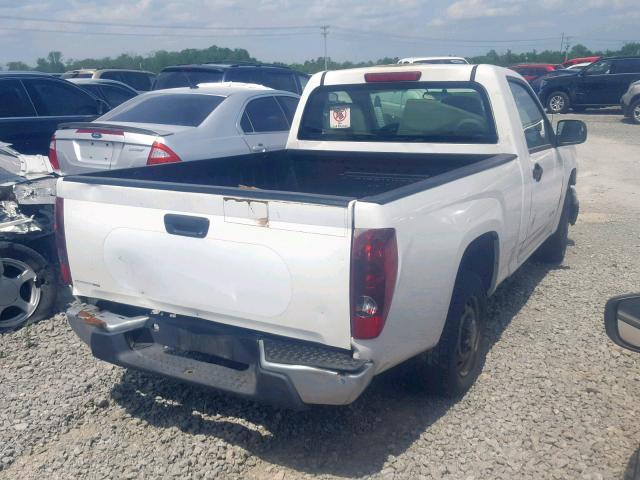 1GCCS148658275765 - 2005 CHEVROLET COLORADO WHITE photo 4