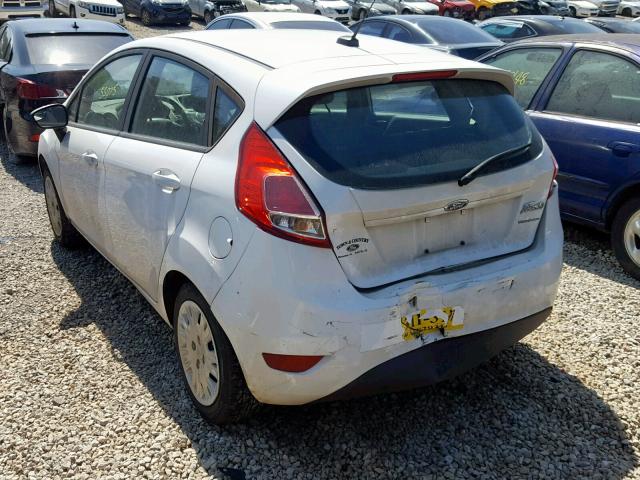 3FADP4TJ3GM169502 - 2016 FORD FIESTA S WHITE photo 3