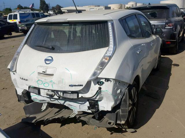 1N4BZ0CP2GC312276 - 2016 NISSAN LEAF SV WHITE photo 4