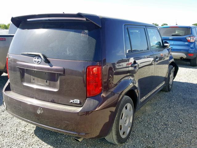 JTLKE50E681054559 - 2008 TOYOTA SCION XB 紫色 照片 4