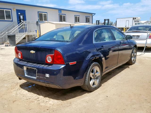 1G1ZC5EB5AF107509 - 2010 CHEVROLET MALIBU 1LT 蓝色 照片 4