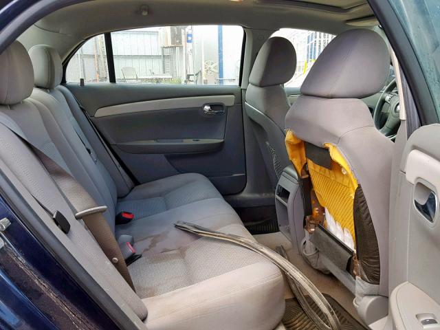 1G1ZC5EB5AF107509 - 2010 CHEVROLET MALIBU 1LT 蓝色 照片 6