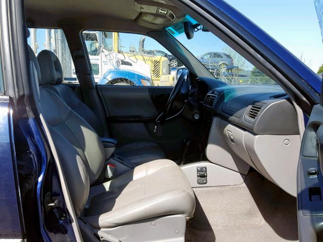 JF1SF65591H719982 - 2001 SUBARU FORESTER S BLUE photo 5