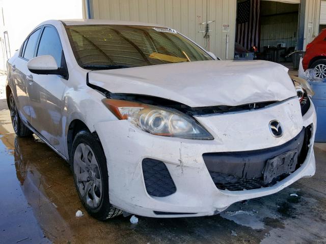 JM1BL1UF9C1523312 - 2012 MAZDA 3 I WHITE photo 1