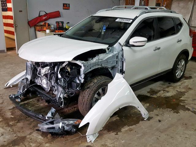 JN8AT2MTXKW252774 - 2019 NISSAN ROGUE S WHITE photo 2