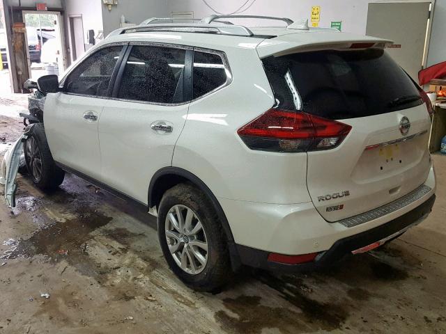 JN8AT2MTXKW252774 - 2019 NISSAN ROGUE S WHITE photo 3