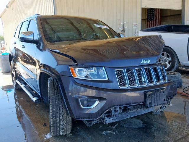 1C4RJEBG1EC449110 - 2014 JEEP GRAND CHER GRAY photo 1