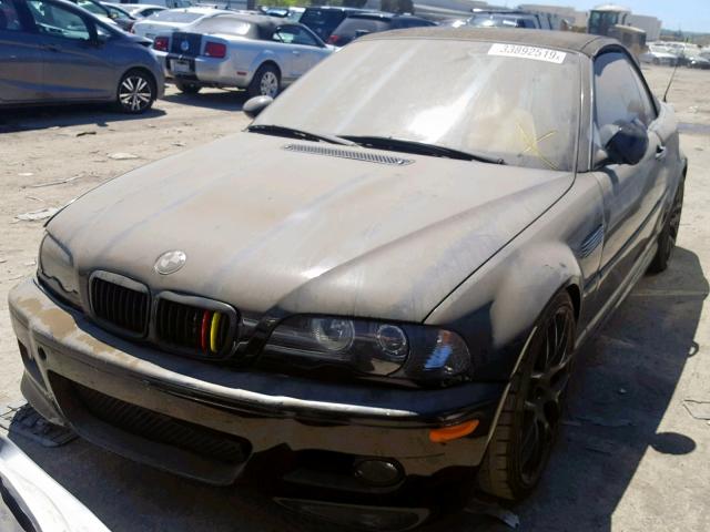 WBSBR934X3PK02706 - 2003 BMW M3 BLACK photo 2