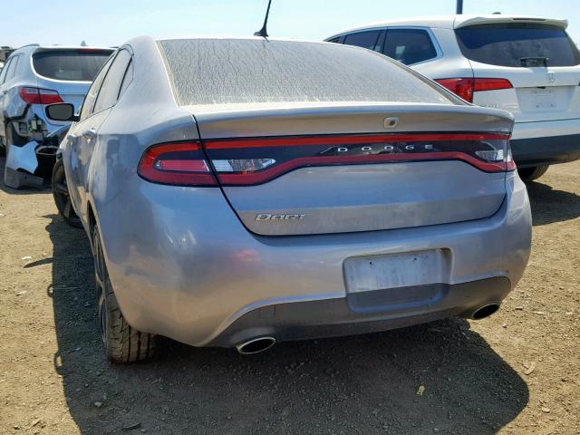 1C3CDFBB8GD539914 - 2016 DODGE DART SXT SILVER photo 3