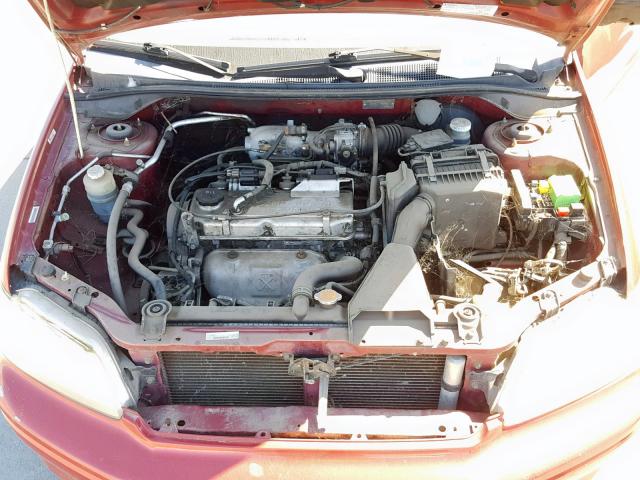 JA3AJ26E23U024666 - 2003 MITSUBISHI LANCER ES RED photo 7