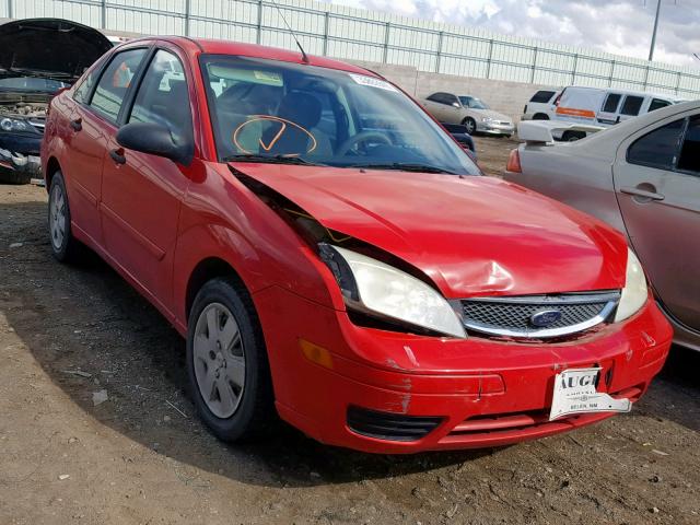 1FAFP34N96W155901 - 2006 FORD FOCUS ZX4 RED photo 1