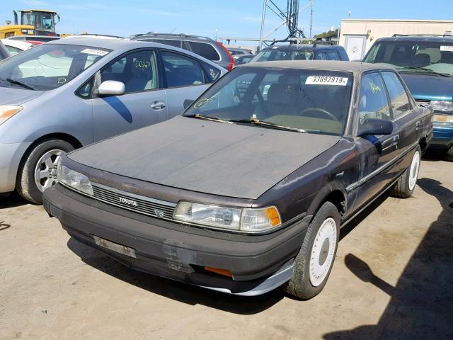 JT2VV21E1K0081681 - 1989 TOYOTA CAMRY DLX RED photo 2