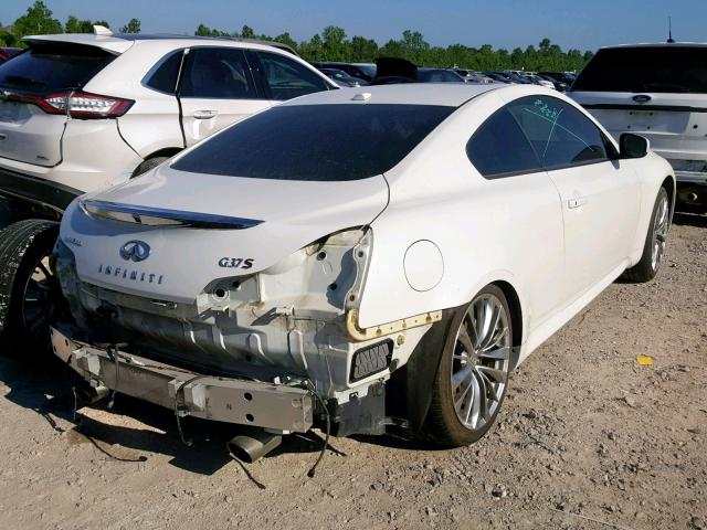 JN1CV6EK5BM215013 - 2011 INFINITI G37 BASE WHITE photo 4