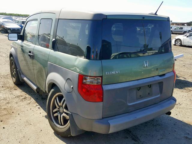 5J6YH18685L008180 - 2005 HONDA ELEMENT EX GREEN photo 3