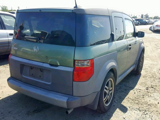 5J6YH18685L008180 - 2005 HONDA ELEMENT EX GREEN photo 4