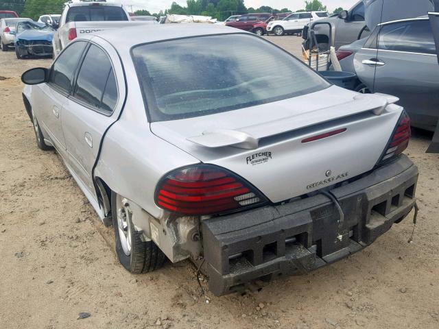 1G2NE52E75M243631 - 2005 PONTIAC GRAND AM S SILVER photo 3