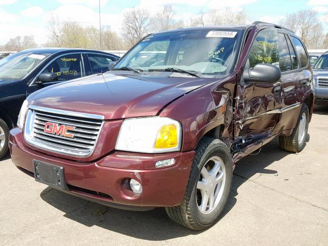 1GKDS13S072117532 - 2007 GMC ENVOY MAROON photo 2