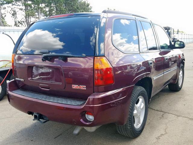 1GKDS13S072117532 - 2007 GMC ENVOY MAROON photo 4