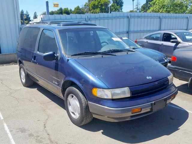 4N2DN11W3SD835689 - 1995 NISSAN QUEST XE BLUE photo 1