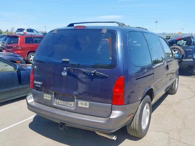 4N2DN11W3SD835689 - 1995 NISSAN QUEST XE BLUE photo 4