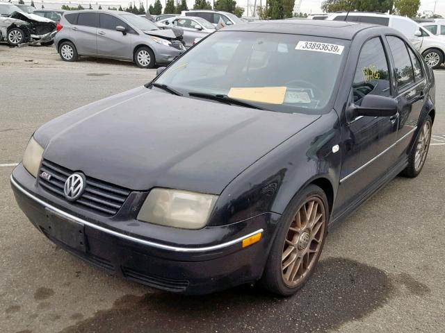 3VWSE69M25M050600 - 2005 VOLKSWAGEN JETTA GLI BLACK photo 2