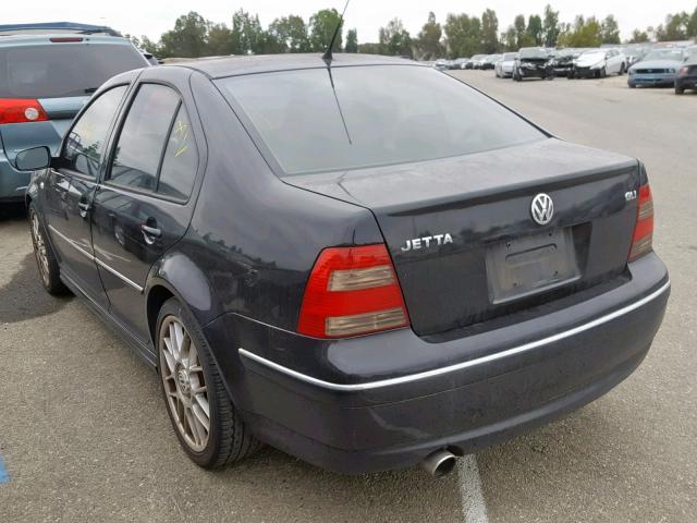 3VWSE69M25M050600 - 2005 VOLKSWAGEN JETTA GLI BLACK photo 3