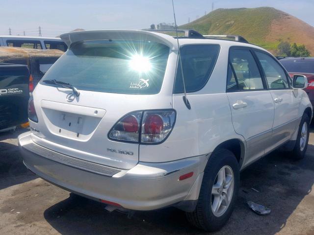 JTJGF10U910083772 - 2001 LEXUS RX 300 WHITE photo 4